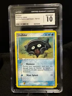 1998 Pokemon Card Japanese - Shellder No. 090 - Sealdass - Bandai CGC 8.5 - Image 1