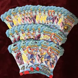 Lot of 30 - Pokemon TCG S & V: Journey Together - Booster Pack Sleeves FREE SHIP - Image 1