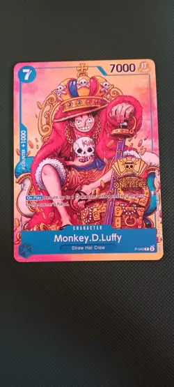 Monkey.D.Luffy (2nd Anniversary Stamped Promo) P-043 One Piece Promo - Image 1
