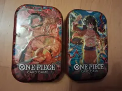 2 X One Piece Card Game Tin Pack Set Vol 1 new Sealed Unopened Official Genuine - Image 2