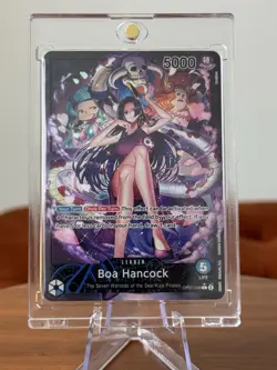 One Piece TCG - Boa Hancock Alt Art Leader (OP07-038) 500 Years In The Future NM - Image 1
