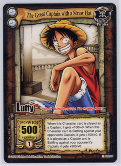 The Great Captain With A Straw Hat VINTAGE LUFFY One Piece 2005 LP -NM Read - Image 1