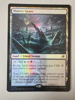 Watery Grave #261 - Edge of Eternities Foil Magic The Gathering MTG - Image 1