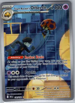 Team Rocket's Orbeetle 198/182 SV10: Destined Rivals - Pokemon Card - NM - Image 1