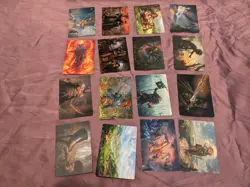 Art Card COMPLETE Set 81 Magic the Gathering Lord of the Rings MTG Middle-Earth - Image 3