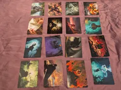 Art Card COMPLETE Set 81 Magic the Gathering Lord of the Rings MTG Middle-Earth - Image 4