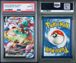 2020 Pokemon SWSH Snorlax VMAX Full Art #142 PSA 10 GEM MINT - Image 3