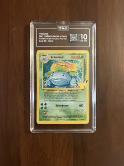 TAG 10 GEM MINT Venusaur Holo Pokemon Celebrations Classic Collection 15/102 - Image 1