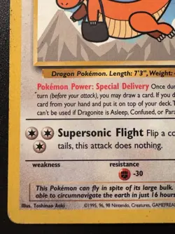 Dragonite WoTC Promo 5 Kids WB The First Movie Black Star Pokemon Card Rare HP - Image 5
