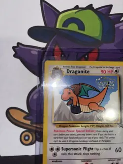 Dragonite Black Star Promo 5 1999 WB Pokemon The First Movie WOTC Vintage HP - Image 2