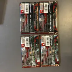 LOT OF (4) Pokemon Sun & Moon Crimson Invasion Booster Pack TCG FACTORY SEALED - Image 2