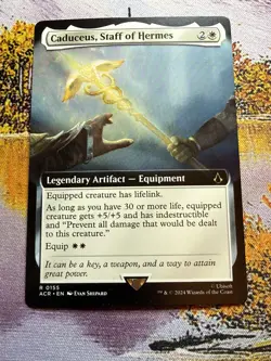 Caduceus, Staff of Hermes - NM - Full Art - Universes Beyond: Assassin's Creed - Image 3