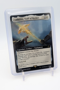 MTG - Caduceus, Staff of Hermes - Extended Art Rare #155 UB: Assassin's Creed NM - Image 1
