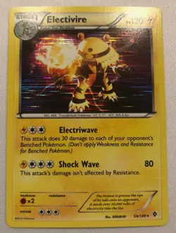 Electivire Holo 54/149 Boundaries Crossed Rare Pokemon Card M/NM - Image 1