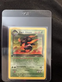 Dark Gloom 36/82 1st Edition Team Rocket Non-Holo Pokemon Card - Image 1