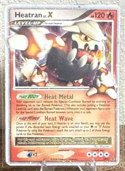 Pokemon Cards: Diamond and Pearl Promo: Heatran Lv. X DP31 - Image 1