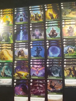 RIFTBOUND LEAGUE OF LEGENDS **(64)** ENGLISH FOIL CARDS. NEVER PLAYED! - Image 1