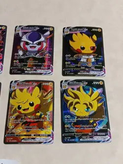 6Pikachu Pokemon Card Holo GX VSTAR VMAX GX EX Cosplay Art - READ DESCRIPTION - Image 3