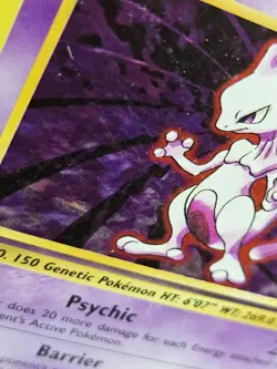 Pokemon Card Mewtwo Evolutions Cracked Ice Holo Rare 51/108 - Image 3