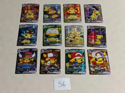 12Pikachu Pokemon Card Holo GX VSTAR VMAX GX EX Cosplay Art - READ DESCRIPTION - Image 1