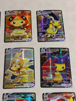 12Pikachu Pokemon Card Holo GX VSTAR VMAX GX EX Cosplay Art - READ DESCRIPTION - Image 4
