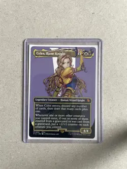 Celes, Rune Knight (Borderless) - Non Foil - NM - Final Fantasy - MTG English - Image 1