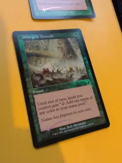 Divergent Growth. x2 MTG FOIL Shooting Star. Scourge 2003 2 Card. instant - Image 2