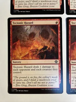 4x Mtg Lost Caverns Of Ixalan Tectonic Hazard NM/M Magic The Gathering - Image 2