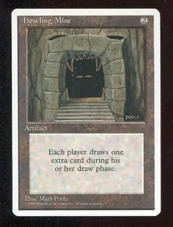 MAGIC HOWLING MINE MTG EN 4th ( FOURTH ) EDITION 1995 - MAX - Image 1