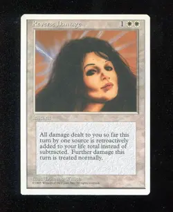MAGIC REVERSE DAMAGE MTG EN 4th (FOURTH) EDITION 1995 - MAX - Image 1