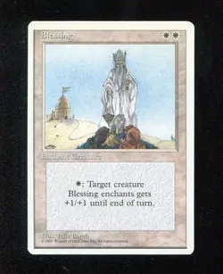 MAGIC BLESSING MTG EN 4th (FOURTH) EDITION 1995 - MAX - Image 1