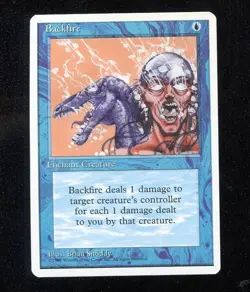 MAGIC BACKFIRE MTG EN 4th ( FOURTH ) EDITION 1995 - MAX - Image 1
