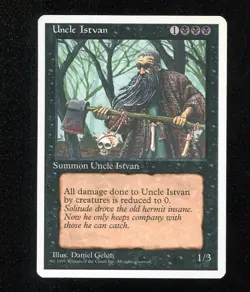 MAGIC UNCLE ISTVAN MTG EN 4th ( FOURTH ) EDITION 1995 - MAX - Image 1