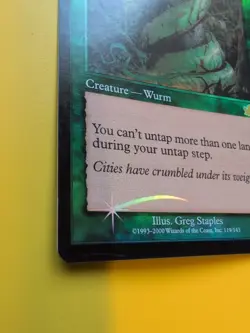 Mungha Wurm & 2 Pygmy Razorback MTG OLD BORDER FOIL 3 CARD. PROPHECY JUNE 2000. - Image 5