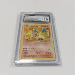Pokemon TCG Charizard Holo Rare Card 003/034 CLC Classic Collection 2023 CGC 10 - Image 1