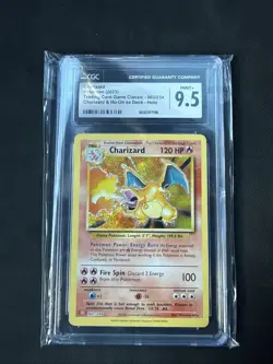 2023 Charizard Classic Collection Holo Pokemon Card 003/034 CGC 9.5 Mint - Image 1