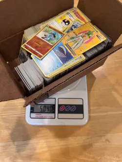 Large lot of approximately 5 pounds of Pokemon Cards - Modern + Vintage. - Image 1
