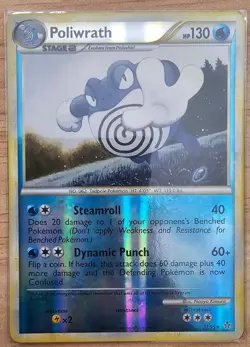 Poliwrath 21/95 Reverse Holo NM/LP Condition Pokemon Unleashed - Image 1