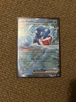 Pokemon Palafin ex 061/167 Double Rare Holo Twilight Masquerade English - Image 1