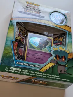Pokemon Shining Legends Marshadow Pin Collection Box Factory Sealed TCG - Image 2
