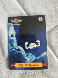 Topps Season 1 TV6 #74 Geodude Light Play Pokemon Rare Retro Vintage - Image 1