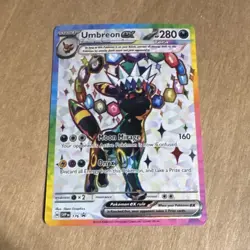 Pokemon Umbreon ex Promo Holo SVP176 Scarlet & Violet 280HP Moon Mirage - Image 1