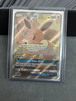Pokemon TCG Eevee GX SM233 Full Art Promo Black Star Ultra Rare Holo - Image 1