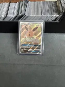 Pokemon TCG Eevee GX SM233 Full Art Promo Black Star Ultra Rare Holo - Image 2