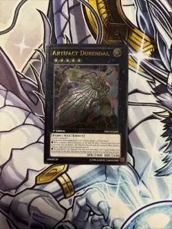 (HE) Yugioh Artifact Durendal PRIO-EN049 Ultimate Rare 1st Ed VLP (4) - Image 1