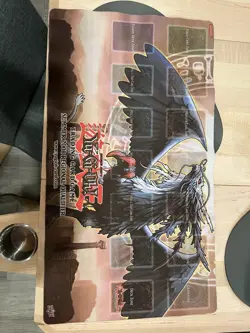 Yu-Gi-Oh Judgement Dragon Playmat 2008 Regional Qualifier Marked Up Stained - Image 1