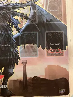 Yu-Gi-Oh Judgement Dragon Playmat 2008 Regional Qualifier Marked Up Stained - Image 4
