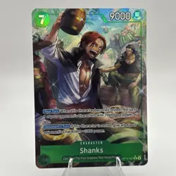 One Piece Shanks OP14-027 Alt Art R The Azure Sea's Seven English NM - Image 1