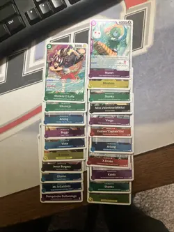 One Piece lot x127 - OP12,13,14,PRB02 - C/UC Foils, Rare, SR & P - Image 2