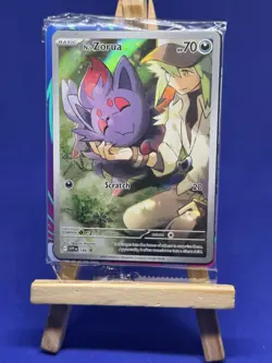 Pokemon Card N's Zorua SVP 189 SEALED Black Star Promo Journey Together - Image 1